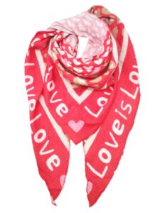 Foulard "LOVE" Corail