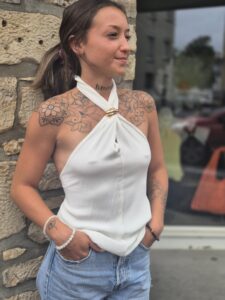 Débardeur "Bijou" Blanc