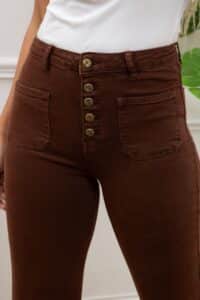 Pantalon "Margot" Chocolat