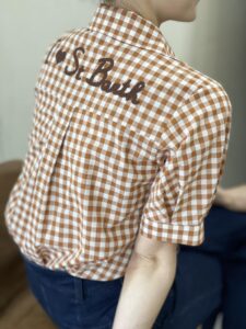 Chemise "St Barth" Caramel