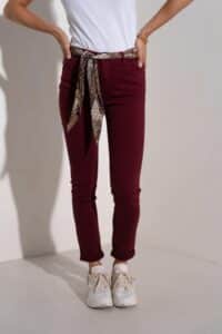 Pantalon "Oli" Bordeaux