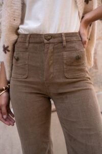 Pantalon "Théa" Taupe