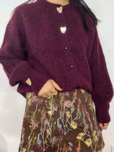 Pull "Maya" Bordeaux