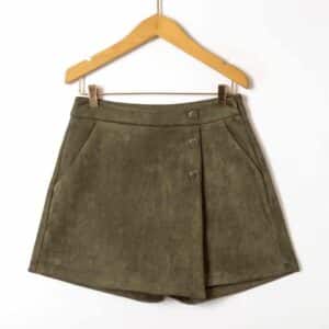 Jupe short "Kaki"