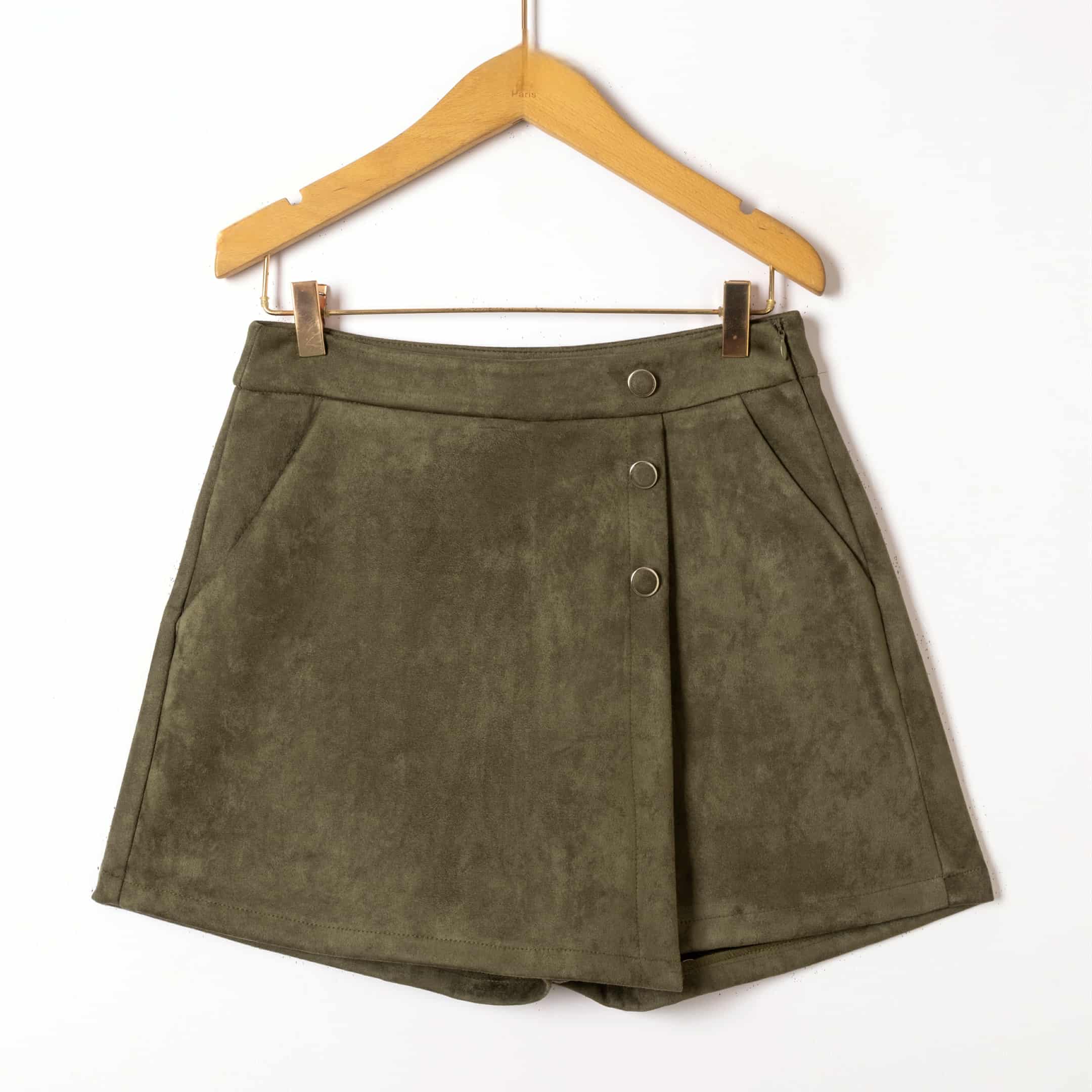 Jupe short "Kaki"