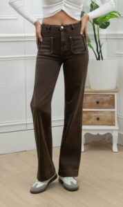 Pantalon "Paola" Moka