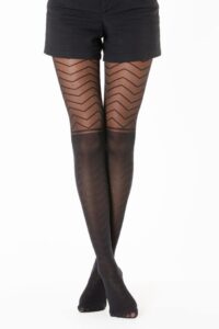 Collant "Chevron chaussettes"