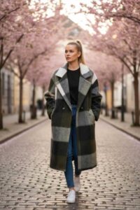 Manteau "Marceau" Kaki