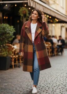 Manteau "Marceau" Brun