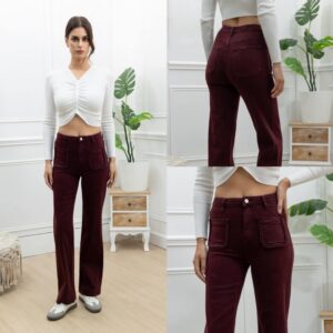 Pantalon "Paola" Prune