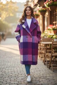 Manteau "Marceau" Violet