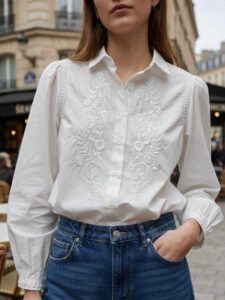 Chemise "Suzon" Blanche