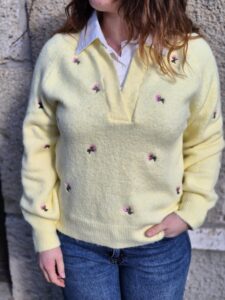 Pull "Dany" Jaune (P)