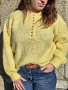 Pull "Garence" Jaune