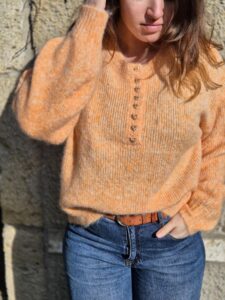 Pull "Garence" Orange