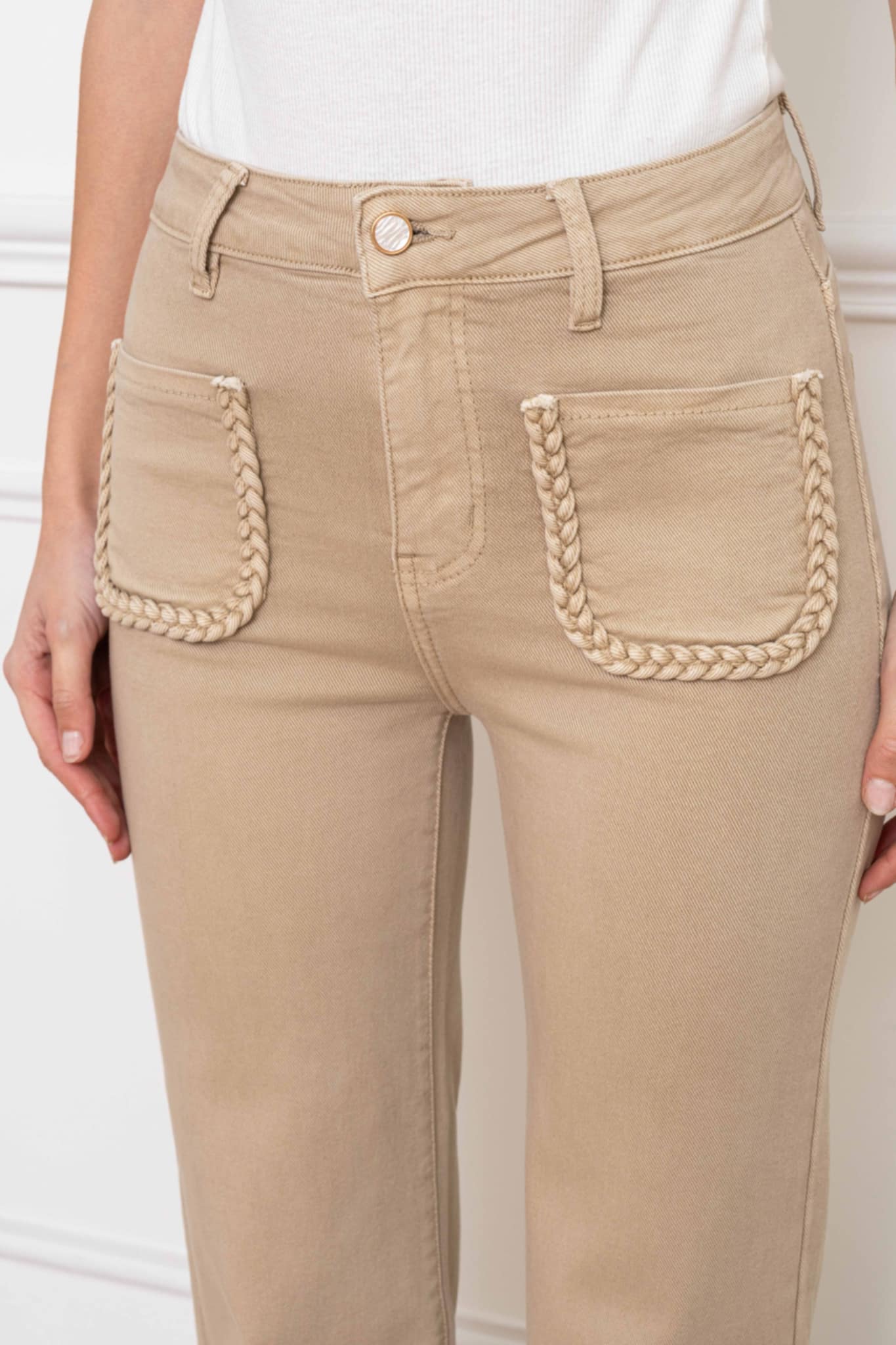 Pantalon "Paola" Taupe