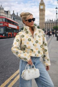 Polaire "Power flower" Vert