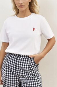 Tee shirt "Homard" Blanc