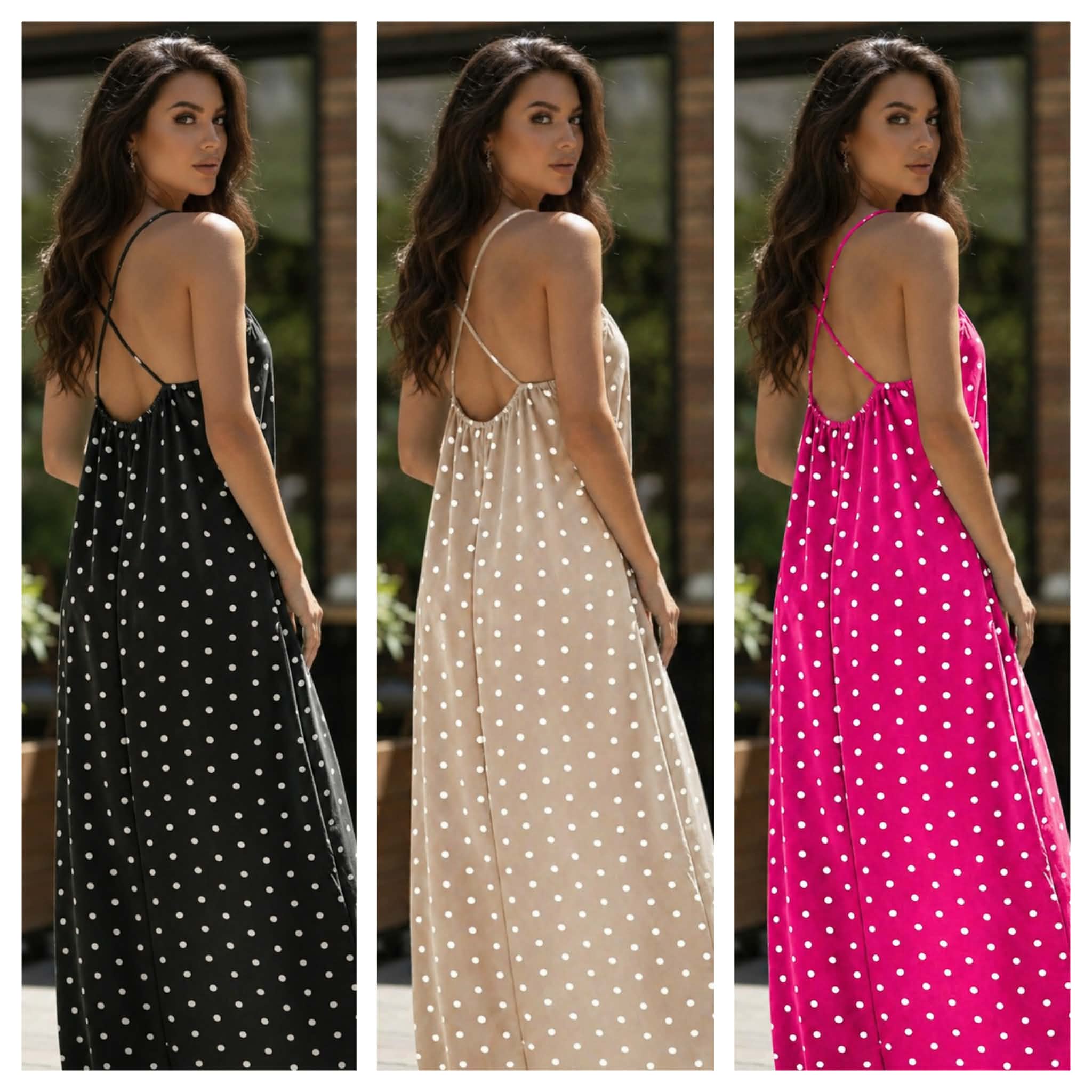 Robe "Georgina" à pois