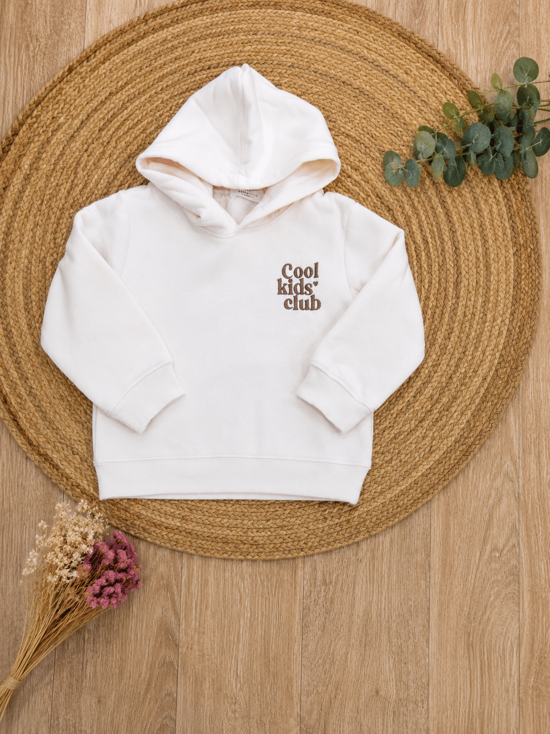 Sweat "Cool Kids Club" écru