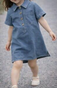 Robe en jean enfant
