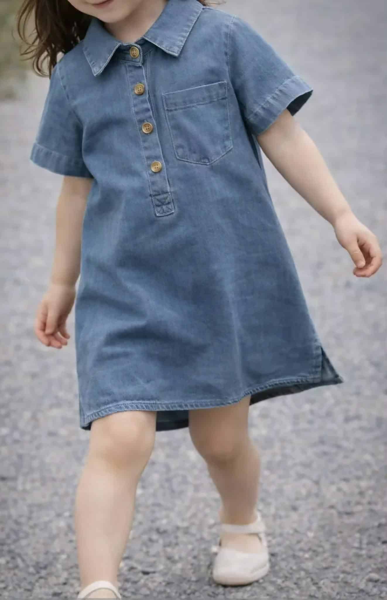 Robe en jean enfant