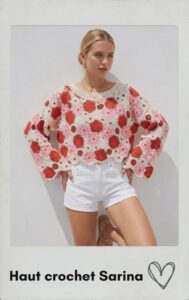 Haut crochet "Sarina"