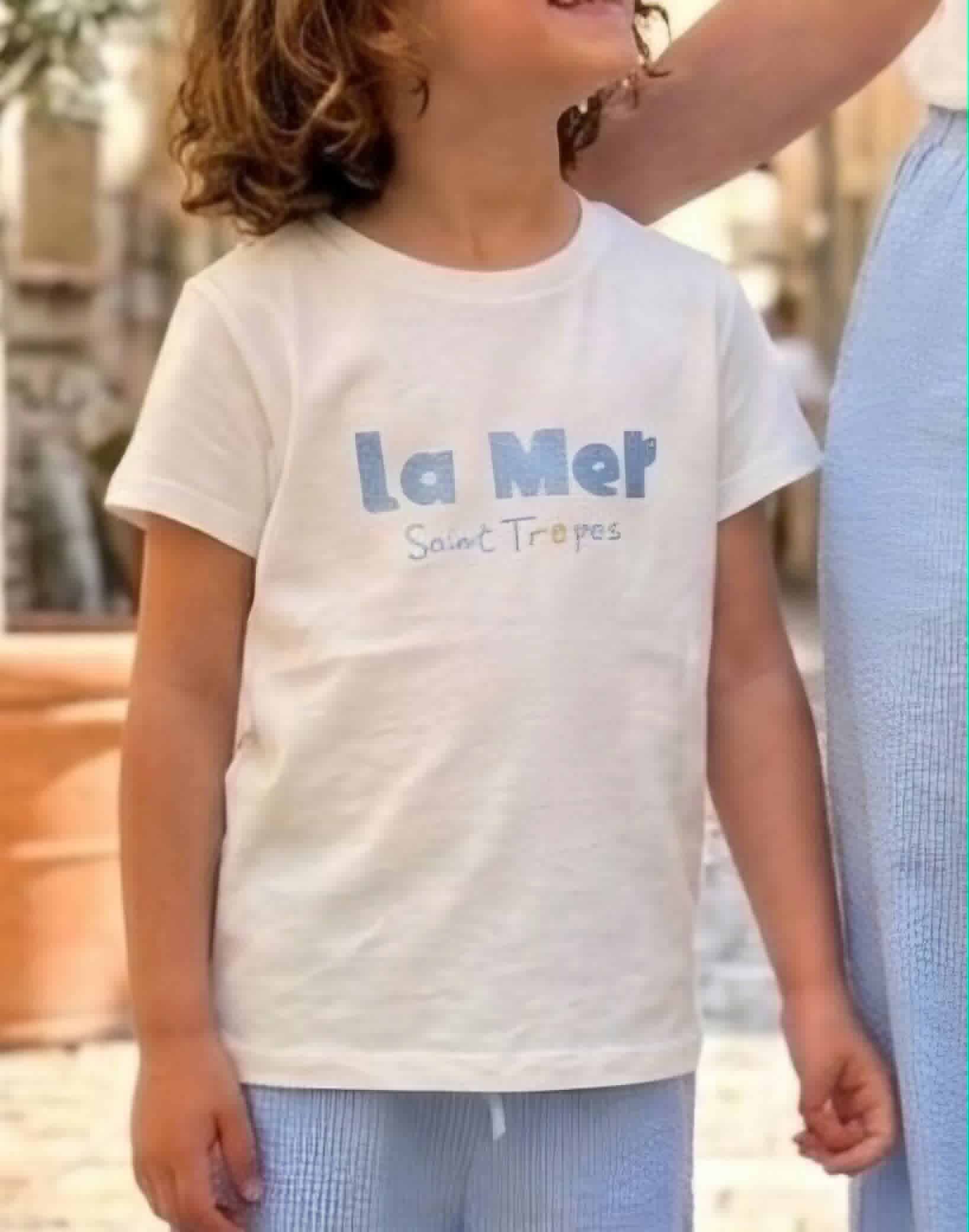 Tee shirt "La Mer" enfant