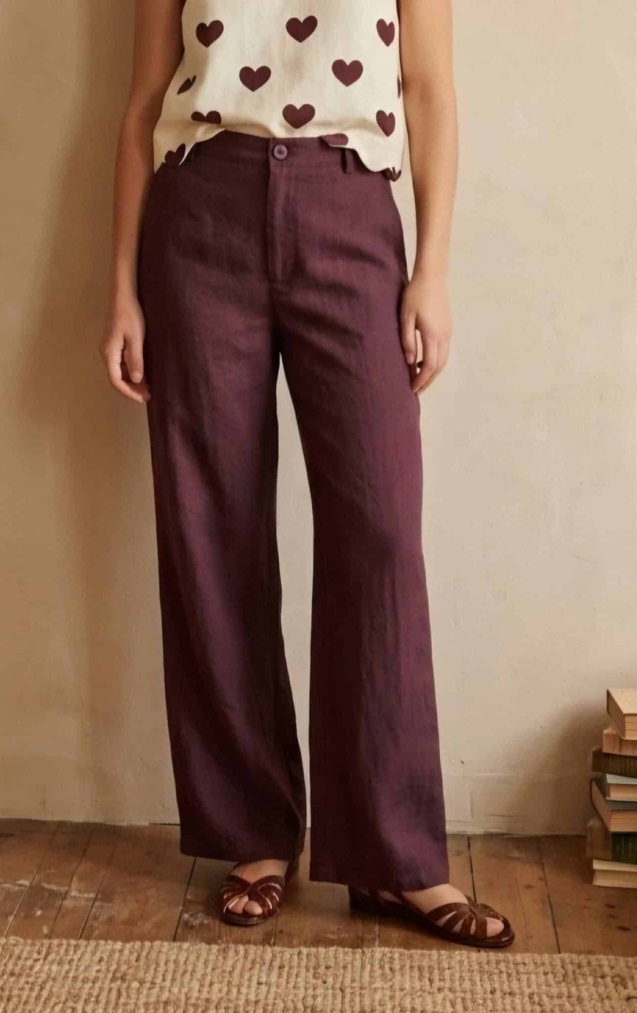 Pantalon fluide "Prune"