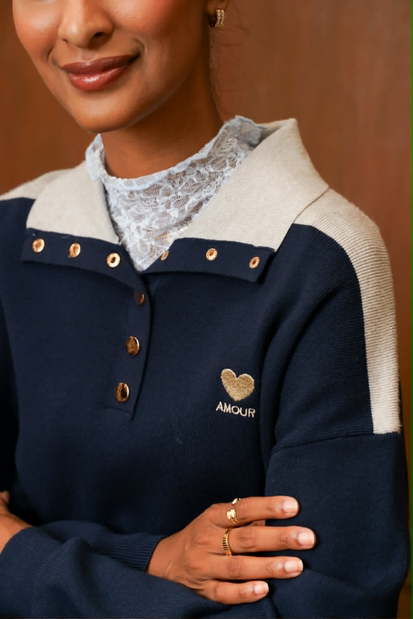 Pull camionneur "Amour"