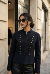 Blazer "impérial" bleu marine
