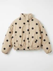 Doudoune à pois